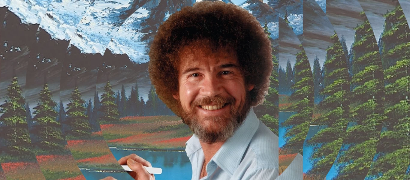 Όταν ο Bob Ross ζωγράφισε έναν πίνακα για θαυμαστή του με αχρωματοψία (βίντεο)